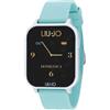 Liu Jo Jeans Liu Jo Orologio Unisex Smartwatch Voice Energy Silver Cinturino Azzurro
