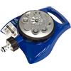 S&M 548987 - Irrigatore di superficie con 8 getti in metallo blu con connettore automatico per tubi | Selettore rotante in alluminio con 8 getti per personalizzare il tipo di irrigazione