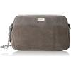Sidona, Borsa a mano in pelle Donna, grigio, Einheitsgröße