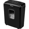 Fellowes Distruggi documenti a microframmento 6M, 6 fogli, per uso personale, cestino da 13 litri, distruggidocumenti con blocco di sicurezza, nero