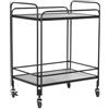 Redesyn CAMARERA METAL CRISTAL 60,5X40,5X75,5 NEGRO_AlexandreHouse