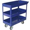 SERENA GROUP Carrello da lavoro - 3 ripiani - 84 x 41 x 82 cm - portata max 100 kg - acciaio verniciato - blu - Serena Group (unità vendita 1 pz.)