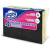 LOGEX PROFESSIONAL Spugnabella - con impugnatura salvaunghie - giallo-verde - Logex Professional - conf. 4 pezzi (unità vendita 1 pz.)