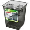 LEBEZ Set scrivania - 6 accessori - rete metallica - nero - Lebez (unità vendita 1 pz.)