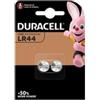 DURACELL Micorpila LR44 - 1,5V - a pastiglia - alcalina - Duracell - blister 2 pezzi (unità vendita 1 pz.)