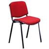 Unisit Seduta attesa Dado D5S - senza braccioli - ignifuga - rosso - Unisit (unità vendita 1 pz.)