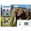 Epson - Cartuccia ink - 24XL - C-M-Y-C CH-M CH-K - C13T24384011 - C-M-Y 8,7ml - C CH-M CH 9,8ml - K 10ml (unità vendita 1 pz.)