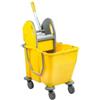 Medial Carrello per pulizie Pressduo - 30 L - 60 x 36 x 82 cm - giallo - Medial (unità vendita 1 pz.)