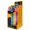 BIC Penna gel scatto Geolocity Quick Dry - punta 0,7 mm - 10 colori assortiti - Bic - box 30 pezzi (unità vendita 1 pz.)