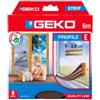 Geko Guarnizione adesiva per isolamento STRIP - fessura 1-3 mm - 6 m - gomma - marrone - Geko (unità vendita 1 pz.)
