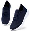 HKR Scarpe Running Donna Comode Leggero Outdoor Ginnastica Runinng Corsa Sneakers Outdoor Sportive Tennis Blu Scuro 42 EU