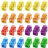 TYFGRT Confezione Da 24 Mini Temperamatite, Temperamatite Piccoli Colorati, Temperamatite Per Bambini, Temperamatite Manuale, Temperamatite Portatile, Adatto A Casa, Scuola, Ufficio