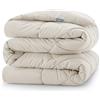 CozyLux Piumino Letto Matrimoniale 220x240 cm per 4 Stagioni, Piumino in Fibra 300 g/m² Autunnale Invernale, Trapunta in Microfibra Morbida e Traspirante, 240x220, Beige