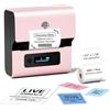Phomemo M221 Stampante per etichette Macchina - Stampante termica di etichette Bluetooth, Per le aziende, Ufficio, QR Code, Loghi, Vendita al dettaglio, Compatibile con telefoni e PC System, Rosa