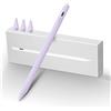 MEKO Penna iPad 2018-2025 13 Minuti di Ricarica Rapida Pencil con Rifiuto del Palmo,Penna per iPad 6-11ª, Air 3-5ª/13/11M2-M3, Mini 5/6ª, Pro 11/12.9(3-6ª)/13 M4