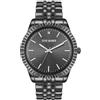 Steve Madden Orologio da quadrante diamante genuino maschile, Grigio scuro