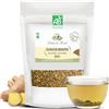 Herbes du Monde - Tisana allo Zenzero BIO - Radice Tagliata - Infuso Digestivo Biologico Tonificante e Dimagrante - 1 busta da 60g Certificata AB