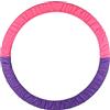 DRUNA Portacerchi Custodia per Cerchio Ginnastica Ritmica Indigo | Taglia Universale 60-90 cm | Ideale per Gare e Allenamenti (Viola-Rosa)