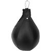 Yuecoom Speed Bag da Boxe in Pelle, Sacco da Velocità con Girella Sospesa, Muay Thai e Boxe, Punching Ball Reflex a Forma di Pera, Impermeabile e Resistente, Per Casa, Palestra