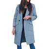 Generico Blazer Elegante Donna Maniche Lunghe Giacca Da Abito Classico Blazer Jersey Con Bottone Leggera Elegante Cappotto Cerimonia Primavera Tailleur Lavoro Ufficio Casual Beige Nero Giacche Business