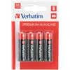 VERBATIM PILA STILO AA ALKALINA BLIS.4 PILE