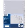 elba Divisore alfabetico ELBA 20 tacche A-Z 23x30,5 cm grigio 400006685