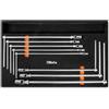 BETA - Termoformato Morbido in EVA con 8 Chiavi a T con Bussola Snodata, Modulo Porta Utensili Professionale per Carrelli Officina e Manutenzione, M63