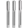 QUARKZMAN Set Maschi Mano Metrici 3pz, Maschi Vite Conici/Tappo/Filettatura Inferiore M12 x 1,75, Kit Utensili per Maschiatura per Filettatura Manuale Acciaio Rapido