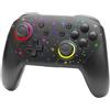 NITHO COSMOS Wireless Controller per PC, Switch, Windows, iOS e Android, Gamepad con Sensore a 6 Assi, Luci RGB LED, Turbo, Doppia Vibrazione, Joystick per Switch OLED/Lite - Design a Stelle Colorate