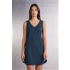 Intimissimi Camicia Da Notte Spalla Larga In Cotone Ultrafresh Blu
