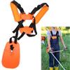 Helweet Tracolla Decespugliatore, Imbracatura Decespugliatore, Tracolla Tagliaerba, Tracolla per Trimmer, Adatto per Tosaerba, Portare Un'esperienza di Giardinaggio Comoda ed Efficiente, Arancia