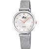LOTUS Orologio Donna Analogico in Acciaio Inossidabile 316l Argentato | Movimento al Quarzo, Orologi Donna, Vetro Minerale ad Alta Resistenza, Impermeabile 5 ATM 18793/1