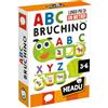 HEADU - Bruchino ABC, Autocorrettivo e Lungo più di un Metro!, Un Gioco Educativo per Bambini dai 3 ai 6 anni, Made in Italy