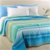 Caleffi Copriletto 1 Piazza e Mezza Non Trapuntato, Rainbow Light in Piquet, 50% Cotone 50% Poliestere, 220x260cm, Arancio, 1006802