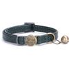 Generic Pelle Collare per animali domestici con incisione personalizzata, collare per cani e gatti con nome con sgancio di sicurezza, collari personalizzati per gattini con campanello (verde)
