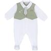 Chicco, Tutina Neonato, in Morbido e Leggero Cotone, con Comoda Apertura Frontale ed Entrogamba, Ideale per la Primavera e l'Autunno, Designed in Italy, Abbigliamento Neonato 0-24 Mesi