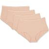 Playtex Slip Maxi in Cotone Bio Confortevole Donna x4, Skin, 3/M