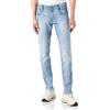 Replay Jeans da Uomo Anbass Slim Fit con Power Stretch, Blu (Light Blue 010), 38W / 36L