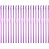 QUARKZMAN Uncinetto in Alluminio 4,5mm Taglia USA 7 Aghi Ferri Maglia Ferri da Uncinetto per Filati Fai Da Te Filato Artigianale, Viola, 20pz