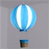 QNGSAK Lampada da soffitto Lampadari a sospensione a forma di mongolfiera, Decorazione boutique Lampada a sospensione a soffitto per camera da letto per ragazzi/ragazze Paralume in acrilico, Lampada a