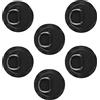 efuturetime 6 x D-Ring Patch Pad, Accessori Gommone PVC Kayak in Acciaio Inossidabile per Kayak, Surfboard, PVC Gommone Barca, Nessuna Colla Inclusa