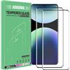 AOKUMA [2 Pezzi Pellicola in Vetro Temperato 3D per Xiaomi Redmi Note 14 Pro+ 5G/14 Pro Plus/13 Pro+ 5G Protezioni dello schermo,Antivibrazione, Anti-graffioResistente alle impronte digitali