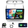 Inefala 9 Pollici Autoradio Android 13 per Peugeot 307 307CC 307SW 2002-2013 2 DIN Schermo (2+64GB) con Wireless CarPlay Android Auto FM RDS GPS Bluetooth WiFi Comandi al Volante Telecamera Posteriore