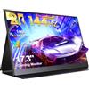 EVICIV Monitor Portatile, 17,3 Pollici 2K 144Hz Schermo Portatile 100% sRGB Eye Care Schermo IPS con Mini HDMI Type-C & copertura magnetica, Compatibile con Laptop, Telefona, PC, Switch, Supporta VESA