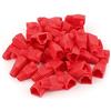 Copapa - Cavo Ethernet RJ45 in plastica morbida, protezione antistrappo per stivali CAT5, CAT5E, CAT6, CAT6E, 100 pezzi, colore: Rosso