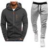 Gyaimxfu Abbigliamento Sportivo Tuta Sportiva Uomo Invernale Completini Felpata Uomo Outwear Elasticizzati con Coulisse Casual Bodybuilding Running Ragazzo Tute da Ginnastica Taglie Forti