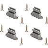 cyclingcolors 4x supporto per manovella 14mm regolabile 28-48mm tapparelle con vite plastica grigio finestre persiana biella