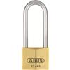Abus 36520 - Lucchetto in ottone con arco lungo in acciaio INOX, 63 mm, con chiave unica 706