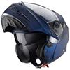 Caberg Duke II DVS - Casco da moto con doppia visiera, colore: blu opaco, taglia XL (61-62 cm)