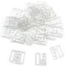 DHER 20pcs Fibbia per reggiseno Clip per reggiseno bikini in plastica costume da bagno fibbia papillon plastica fibbia moda bikini inserire tracolla